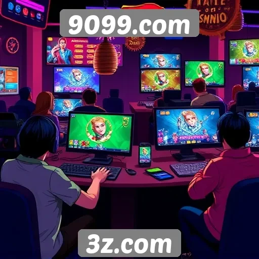 O impacto dos jogos online na comunidade em 9099.com